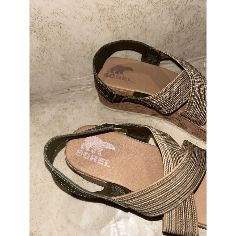 Sorel Multi Color Cameron Boho Platform Wedged Sl… - image 3